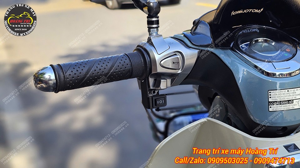 Độ công tắc tắt mở đèn Super Cub